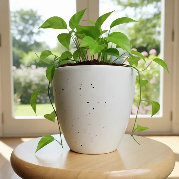 Handmade_Terracotta_Stone_Finish_Indoor_Planter_Whitestone