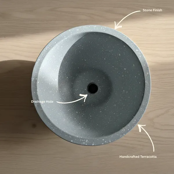 Handmade_Terracotta_Stone_Finish_Indoor_Planter_Graystone