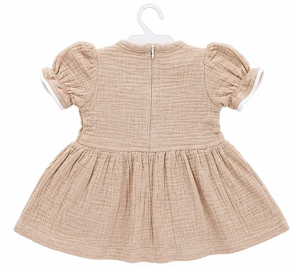 Biscuit_Muslin_Cotton_Baby_Frock__with_Leggings_Set_for_Girls_-Round_Neck_Short_Sleeve_Dress