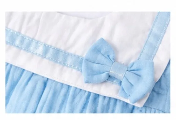 Blue_Muslin_Cotton_Baby_Frock_for_Girls_-Round_Neck_ruffle_Sleeve_Dress_with_bow