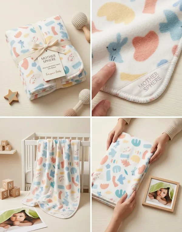 Cream_Polyester_Premium_Blanket_For_Babies