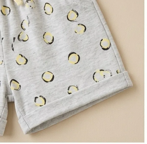 Yellow_Girls_100%_Cotton_Bio_Washed_Printed_T-Shirt_and_Shorts_Co-ords_Clothing_Set_|_Premium_Soft_&_Breathable_Summer_Casual_Comfort_Outfit_for_Girls_|_size_16
