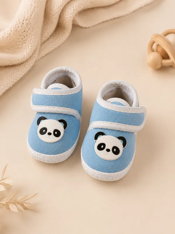 Cotton_Baby_Shoes_for_6-12_Months_combo_pack_of_3_|_Flexible_Anti-Skid_Soft_Sole_with_Velcro_Strap_|_Lightweight,_Breathable_Booties_with_Extra_Soft_Terry_Inner_Lining_|_Cute_Casual_Wear_Shoes_for_Baby_Boys_&_Baby_Girls