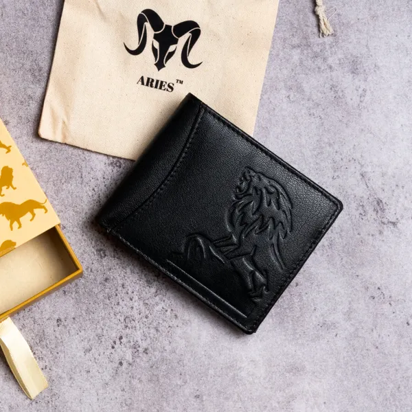 Aries_Lion_Edition_Men_Wallet_Black