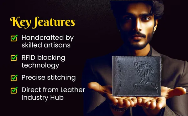 Aries_Lion_Edition_Men_Wallet_Black