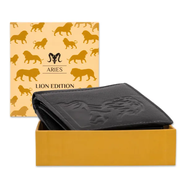 Aries_Lion_Edition_Men_Wallet_Black