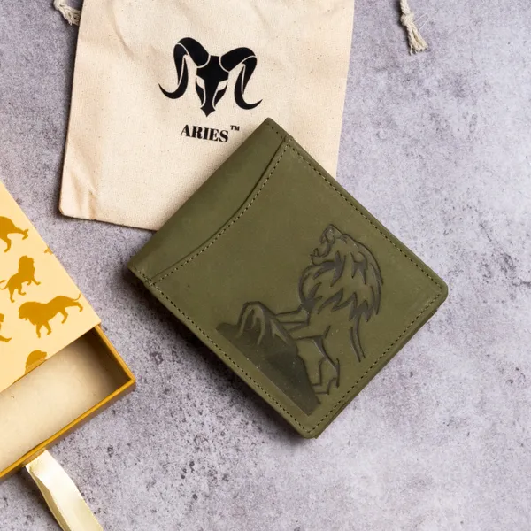 Aries_Lion_Edition_Men_Wallet_Green