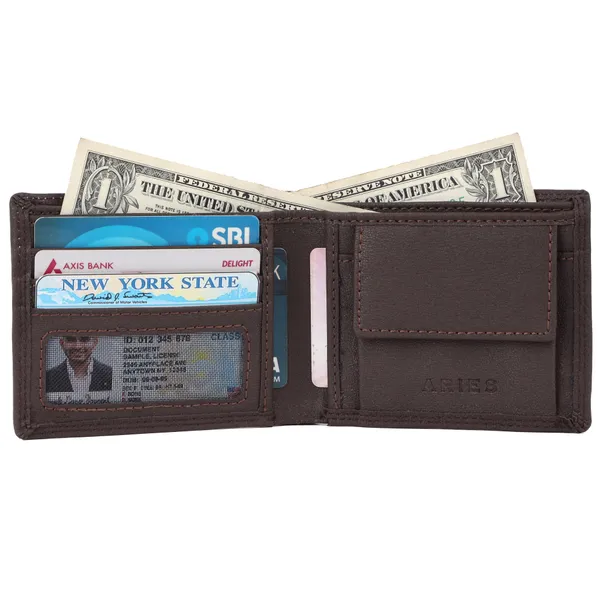 Aries_Vegan_Leather_Men_Wallet_Brown