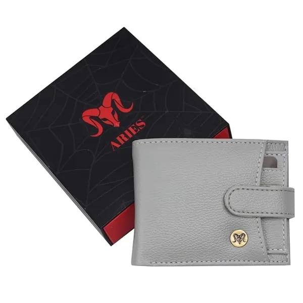 Aries_Vegan_Leather_Men_Wallet_With_Loop_Grey