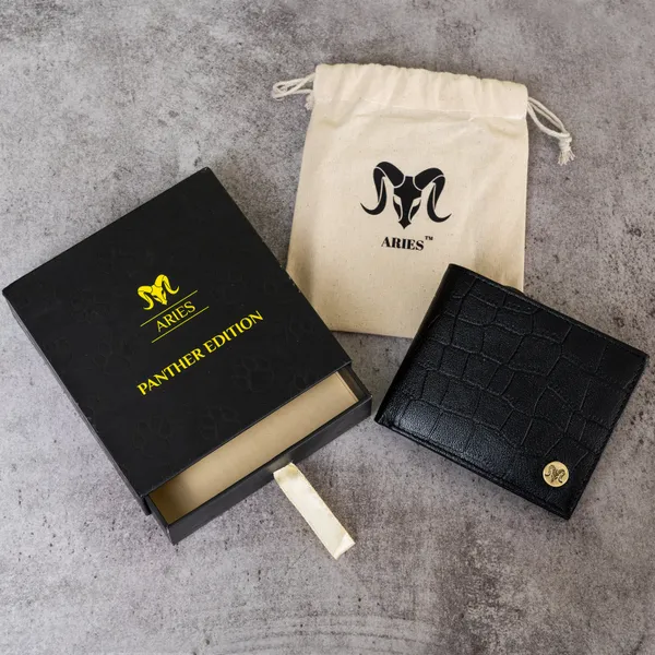 Aries_Panther_Edition_Men_Wallet_Black