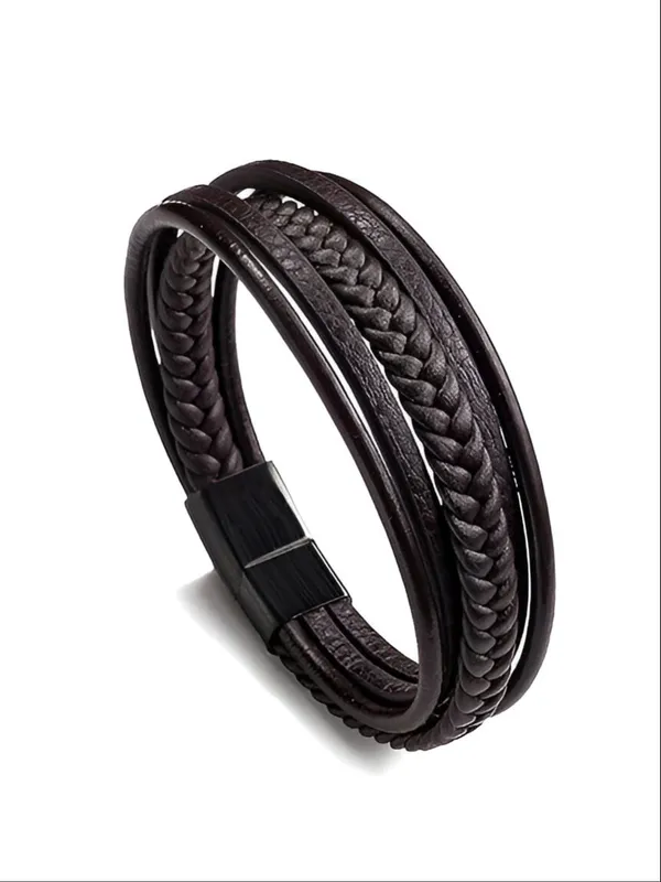Aries_Tangleband_Magnetic_Bracelet_Brown