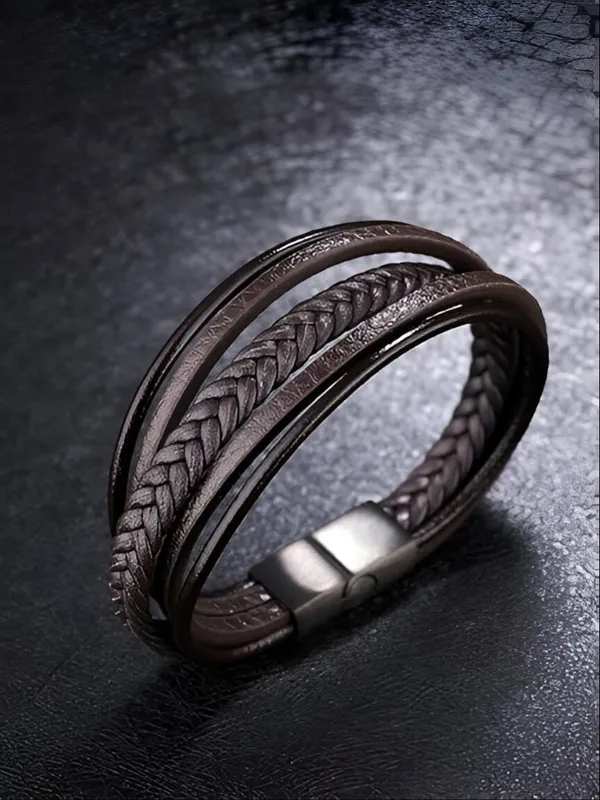 Aries_Tangleband_Magnetic_Bracelet_Brown