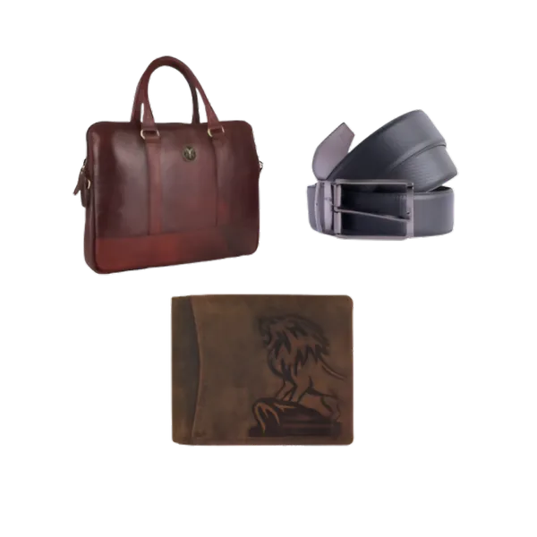 Lion_Edition_Leather_Combo_Wallet_Belt_14_Laptop_Bag