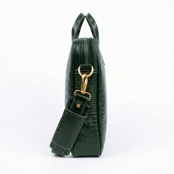 Aries_Urban_Classic_Laptop_Bag_16_Inch_Croco_Green
