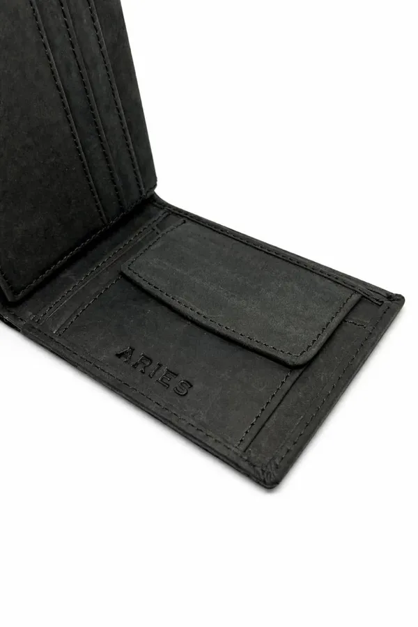 Aries_Hunter_Leather_Wallet_Black_With_Belt