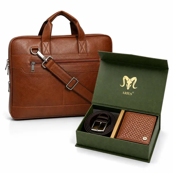 Check_Edition_Leather_Combo_Brown_Wallet_Belt_16_Laptop_Bag_Default_Title