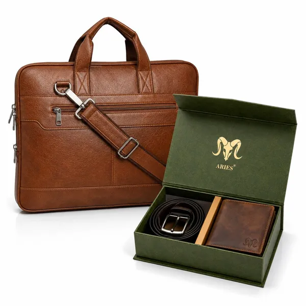 Crunch_Edition_Leather_Combo_Brown_Wallet_Belt_16_Laptop_Bag_Default_Title