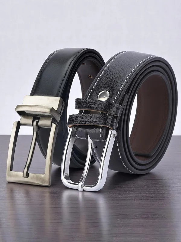 Aries_Men_Pack_Of_2_Formal_Belt_Default_Title