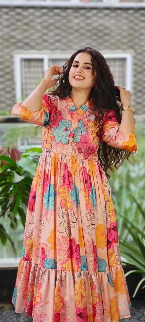 Pink_Modal_Satin_Fit_And_Flare_Dress_For_Women