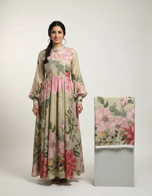 Beige_Muslin_Anarkali_Kurta_For_Women