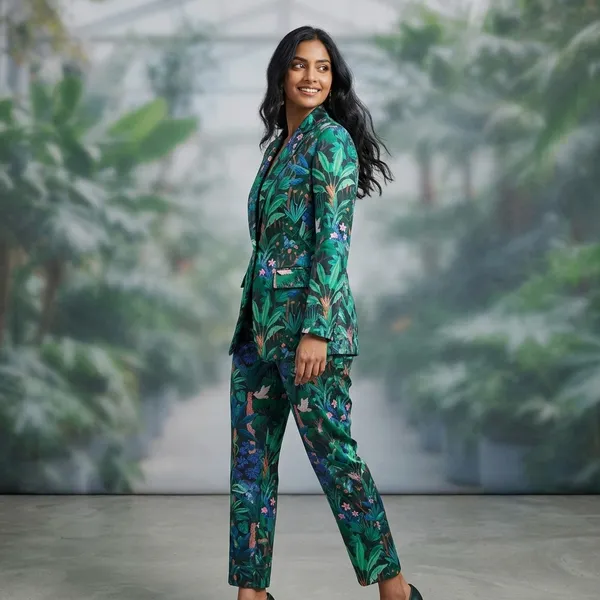 Emerald_Green_Modal_Satin_Blazer_Suit_Set_For_Women
