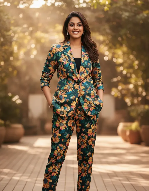 Teal_Crepe_Satin_Blazer_&_Trouser_Suit_Set_For_Women
