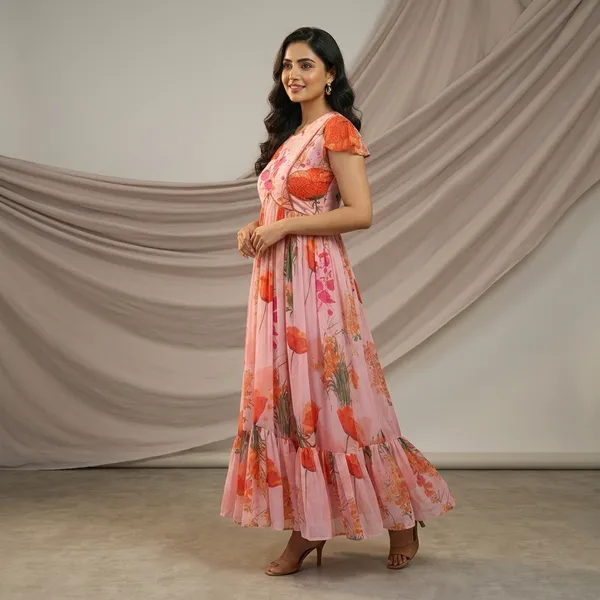 Pink_Georgette_Maxi_Dress_For_Women