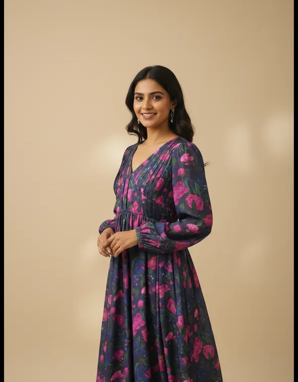 Navy_Blue_Modal_Satin_Long_Maxi_Dress_For_Women