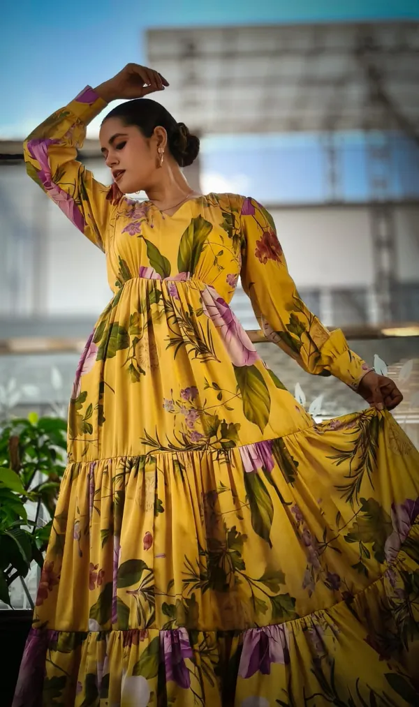 Yellow_Modal_Satin_Tiered_Maxi_Dress_For_Women