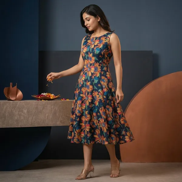 Navy_Blue_Modal_Sleeveless_Fit_And_Flare_Dress_For_Women