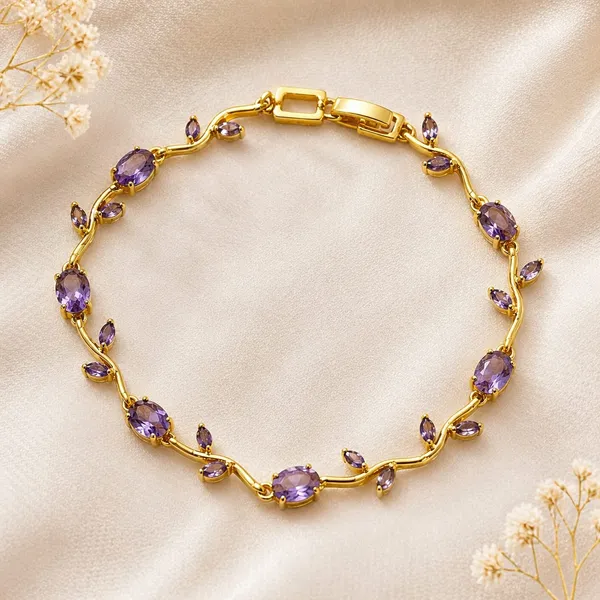 Lavender_Tulip_Bracelet