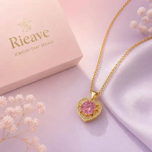 Blush_Heart_Pendant_And_Pink_And_Green_Bloom_Vine_Tulip_Bracelet_(Pack_Of_2)