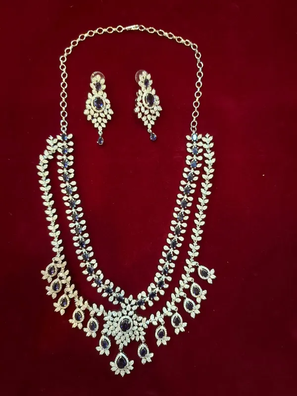 Silver_Purple_Metal_Kundan_Teardrop_Necklace_Set_For_Women