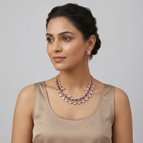 Rose_Gold_Metal_Crystal_Layered_Necklace_Set_For_Women