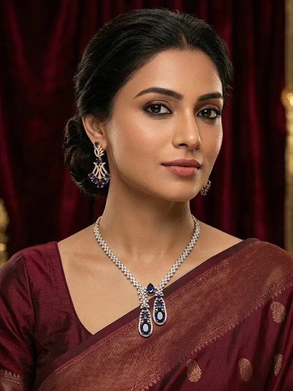 Diamond_Chain_Necklace_with_Dual_Blue_Sapphire_Drops