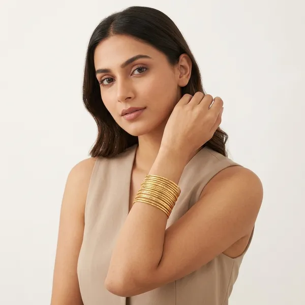 Gold_Metal_Thin_Stackable_Bangles_Set_For_Women