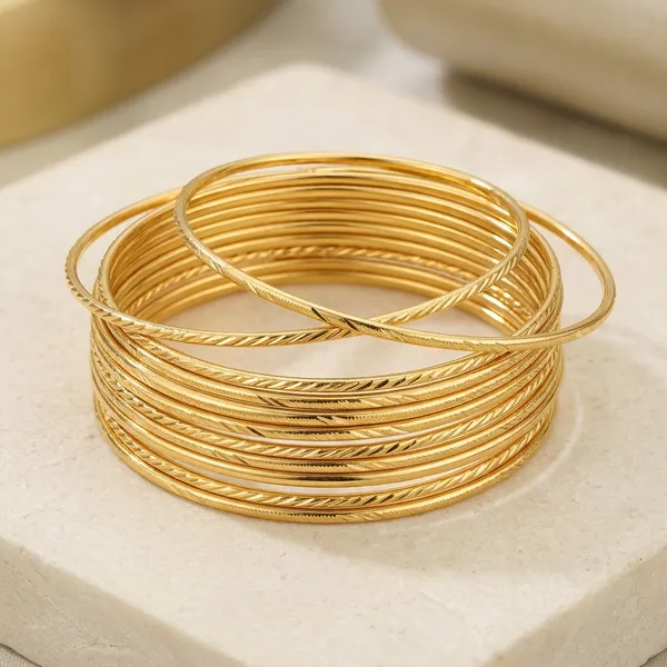 Gold_Metal_Thin_Stackable_Bangles_Set_For_Women