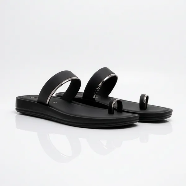Women's_Stylish_Toe-Ring_Single-Straps_Sandal-8040-Black