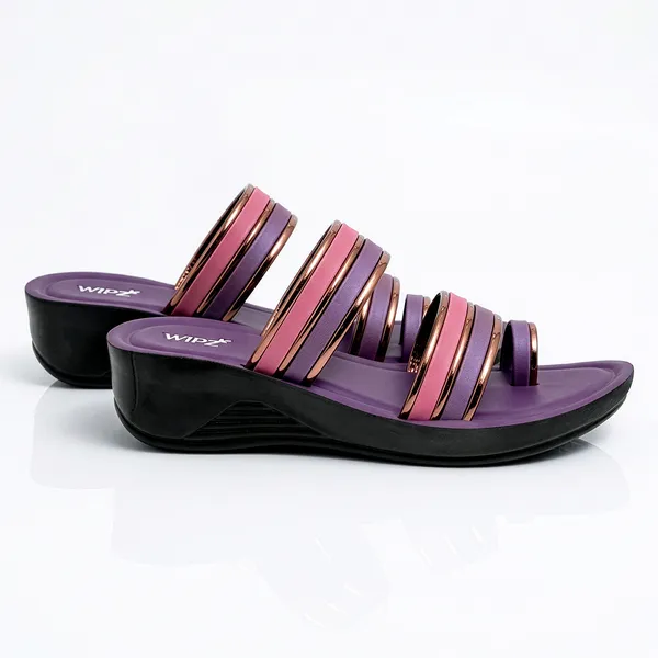 Women's_Stylish_Toe-Ring_Dual-Straps_Wedge-Heel_Sandal-7012-Wine