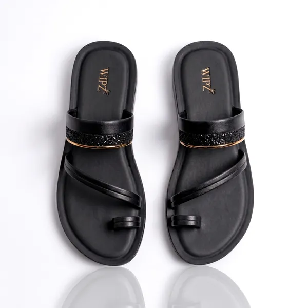 Women’s_Shimmer_Cross-Belt_Toe-Ring_Sandal_8029-Black