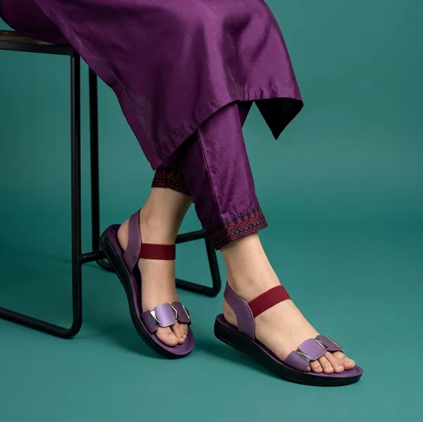 Women's_Stylish_Open-Toe_Studded-Strap_Backband_Comfort_Sandal-8030-Wine