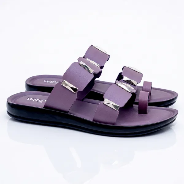 Women's_Stylish_Toe-Ring_Dual-Straps_Sandal-8033-Wine