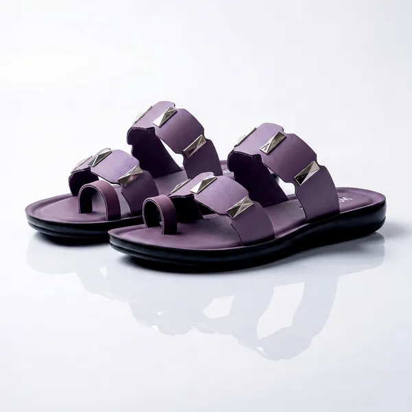 Women's_Stylish_Toe-Ring_Dual-Straps_Sandal-8033-Wine