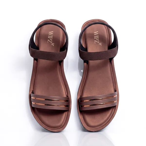 Women's_Dual_Metallic_Strap_Slingback_Comfort_Wedge-Heel_Sandal_7028-Brown