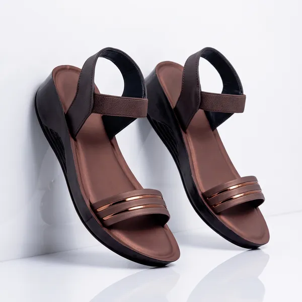 Women's_Dual_Metallic_Strap_Slingback_Comfort_Wedge-Heel_Sandal_7028-Brown
