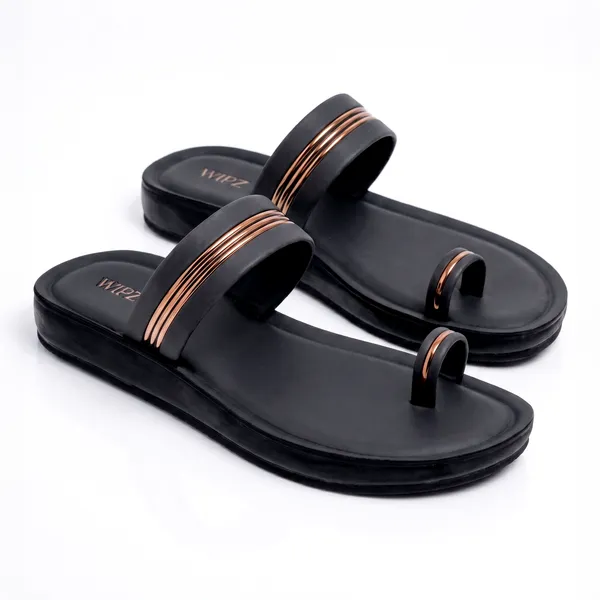 Women's_Minimal_Metallic_Toe-Ring_Sandal_8043-Black