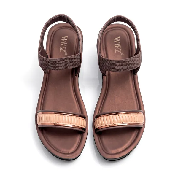 Women's_Pleated_Textured_Metallic_Strap_Slingback_Wedge-Heel_Sandal_7031-Brown