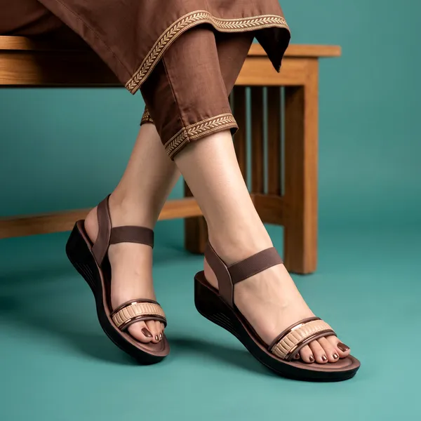 Women's_Pleated_Textured_Metallic_Strap_Slingback_Wedge-Heel_Sandal_7031-Brown