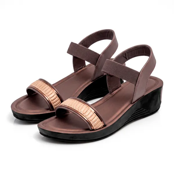 Women's_Pleated_Textured_Metallic_Strap_Slingback_Wedge-Heel_Sandal_7031-Brown
