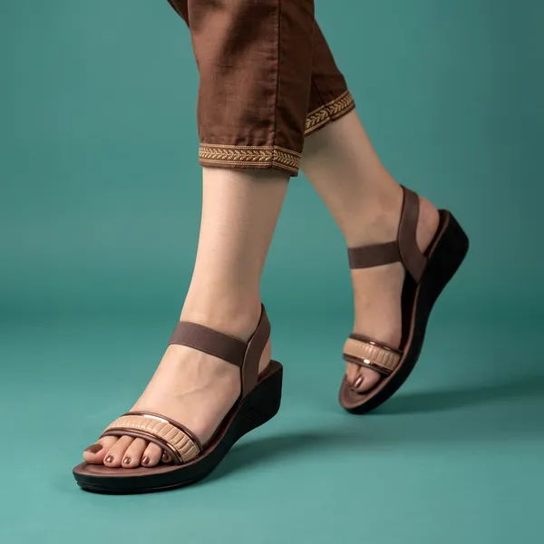 Women's_Pleated_Textured_Metallic_Strap_Slingback_Wedge-Heel_Sandal_7031-Brown